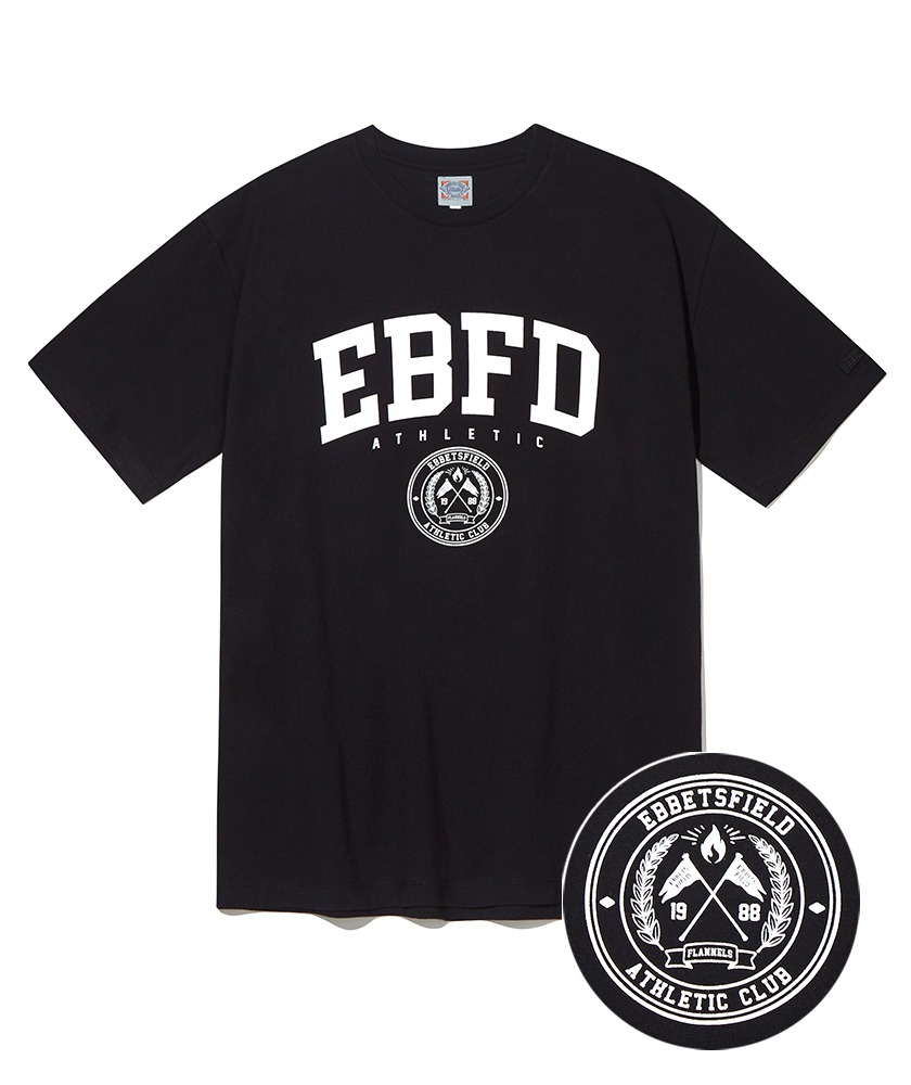 EBFD 엠블럼 반팔 티셔츠 블랙