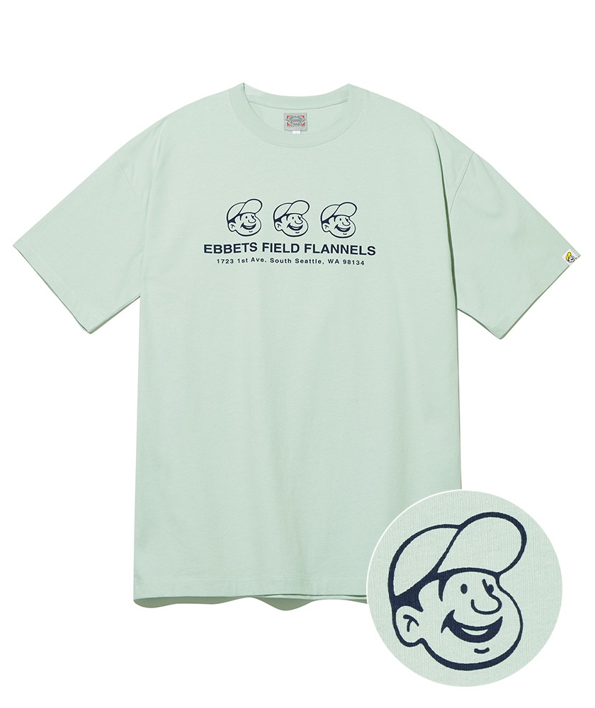 EBFD 트리플 베츠 반팔 티셔츠 민트